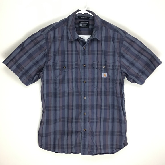 Carhartt Other - Carhartt Rugged Flex Regular Fit mens short sleeve button down casual shirt